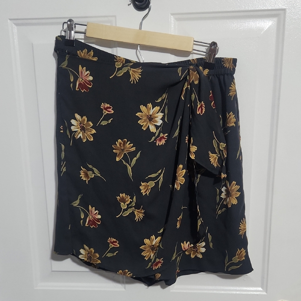 Chaus Sport Floral Wrap Skort